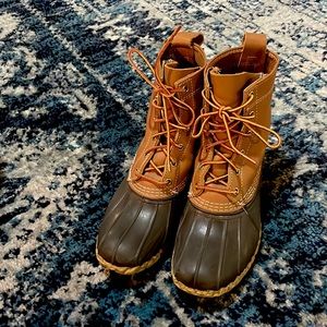 LL Bean Duck Boots 8”